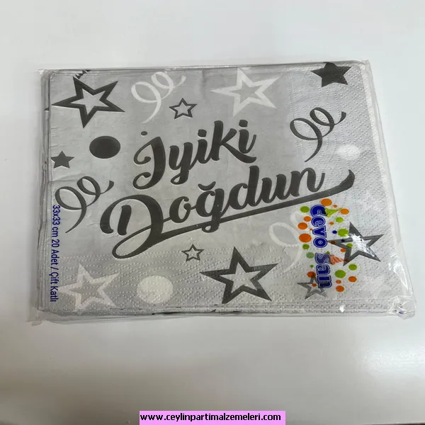 İyi Ki Doğdun Temalı Peçete 